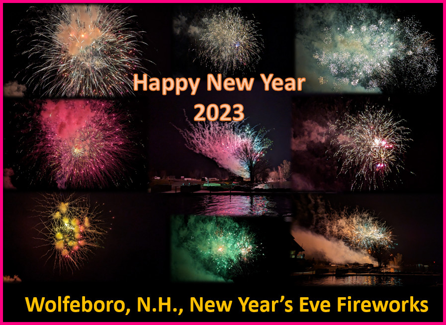 'Wolfeboro', N.H., New Year's Eve Fireworks To 2023. Anura Guruge